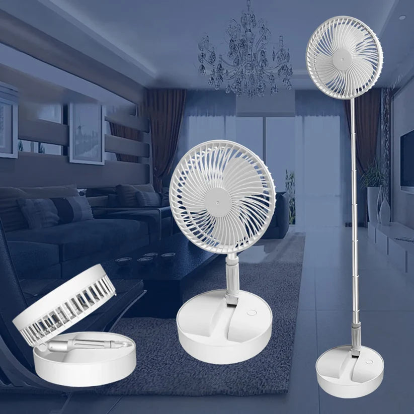 Charge Able Folding Fan