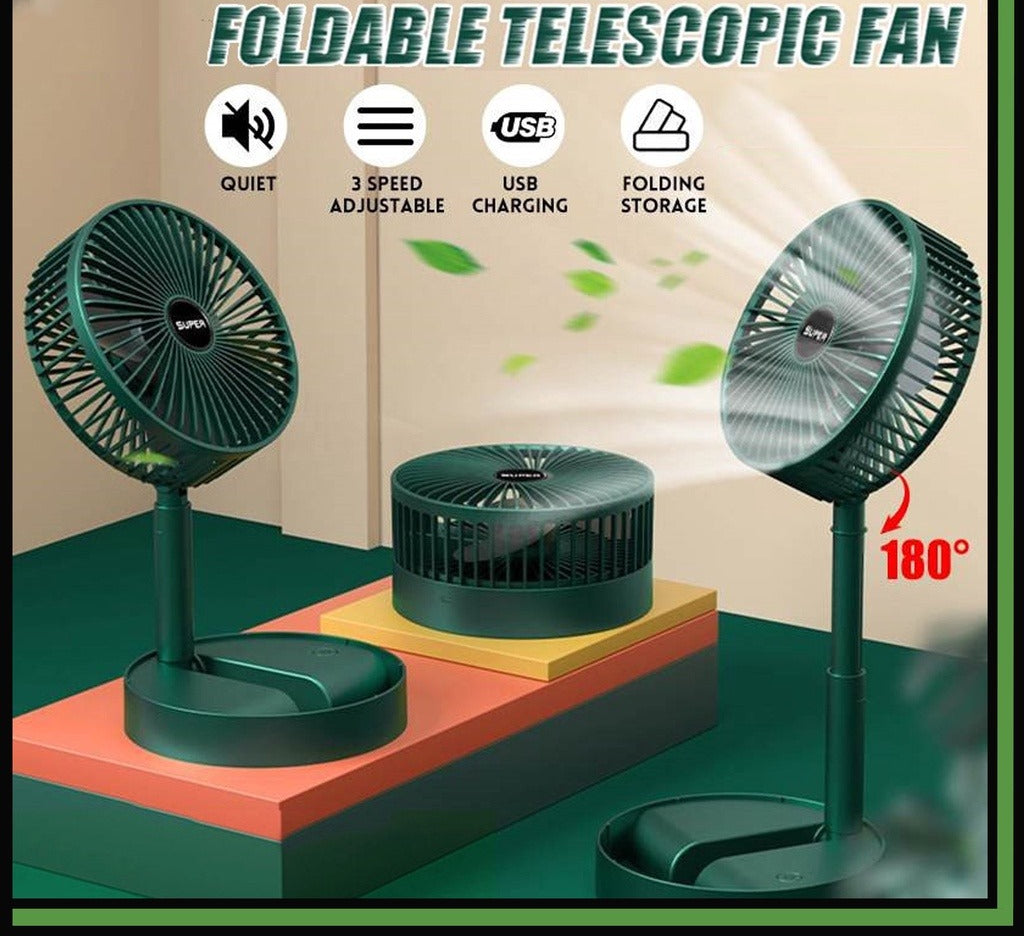 Charge Able Folding Fan