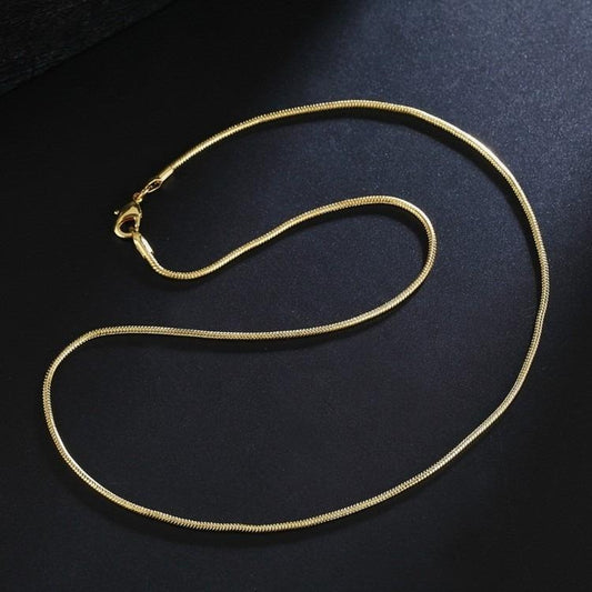 Golden Snake Chain ,golden Locket For Women.