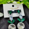 Imported Elegant Crystal Garden Drop Earrings | Artificial Jewellery For Girls & Women | Girls & Women Fashion ₨337